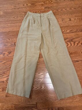 House of Harlow 1960 Olive Green Elastic Waist Pants